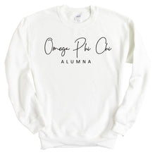 Load image into Gallery viewer, Omega Phi Chi Sorority Alumna Crewneck Sweatshirt - Kite and Crest
