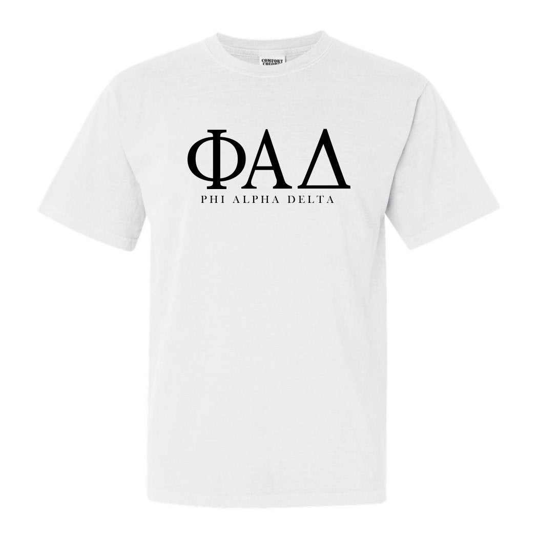 Phi Alpha Delta Classic Comfort Colors T-Shirt - Kite and Crest