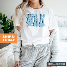 Load image into Gallery viewer, Phi Alpha Delta Happy to be Comfort Colors T-Shirt - Kite and Crest
