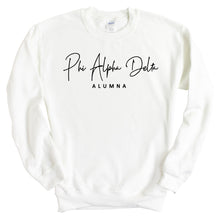 Load image into Gallery viewer, Phi Alpha Delta Sorority Alumna Sweatshirt - Fraternity Crewneck Sweatshirt - Kite and Crest
