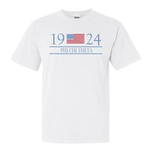 Load image into Gallery viewer, Phi Chi Theta Candidate Comfort Colors T-Shirt - Kite and Crest
