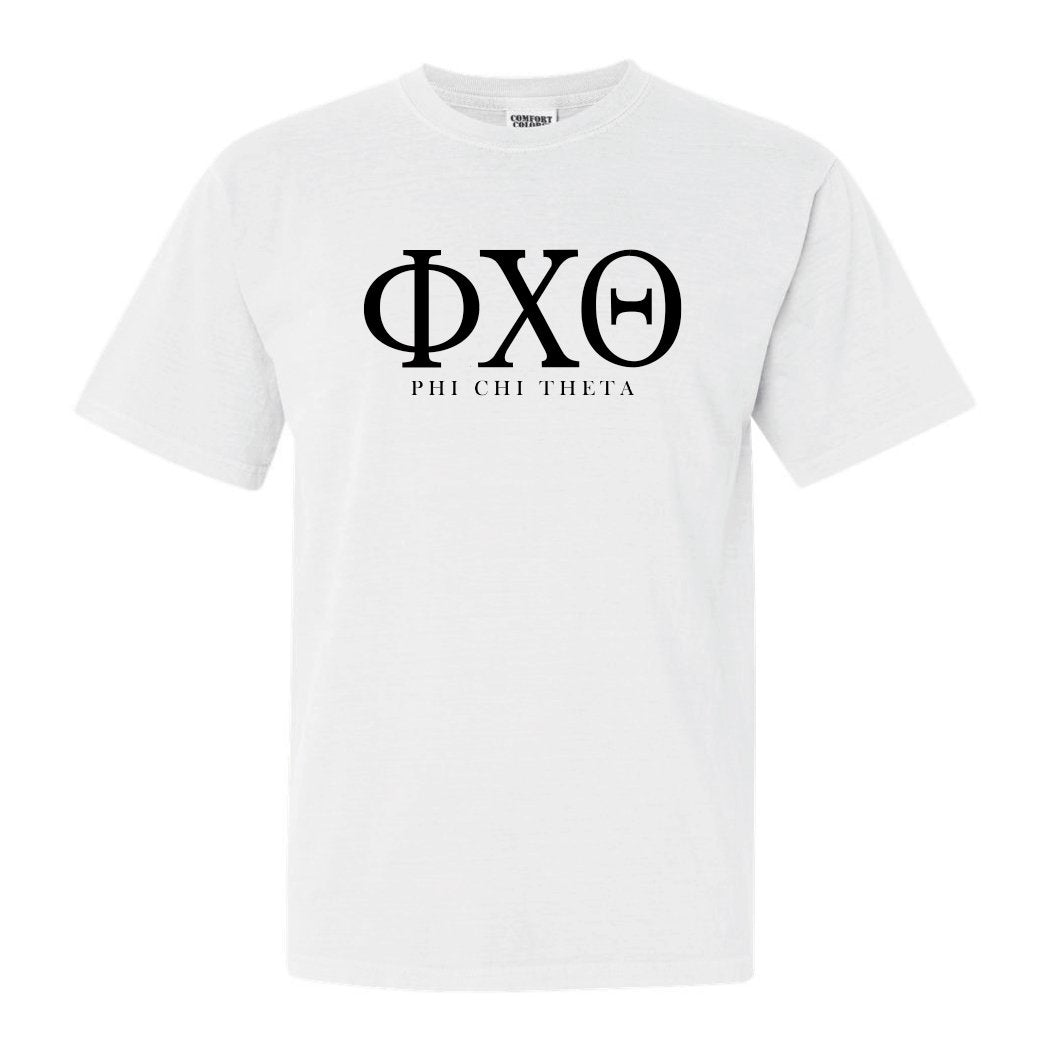 Phi Chi Theta Classic Comfort Colors T-Shirt - Kite and Crest