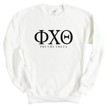 Load image into Gallery viewer, Phi Chi Theta Classic Sweatshirt - Fraternity Crewneck Sweatshirt - Kite and Crest
