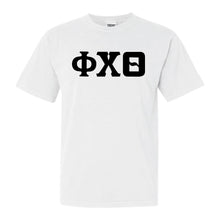 Load image into Gallery viewer, Phi Chi Theta Keeping it Simple Comfort Colors T-Shirt - Kite and Crest
