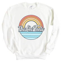 Load image into Gallery viewer, Phi Chi Theta Seas the Day Sweatshirt - Fraternity Crewneck Sweatshirt - Kite and Crest
