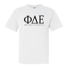 Load image into Gallery viewer, Phi Delta Epsilon Classic Comfort Colors T-Shirt - Kite and Crest
