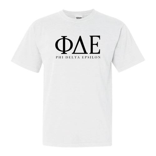 Phi Delta Epsilon Classic Comfort Colors T-Shirt - Kite and Crest