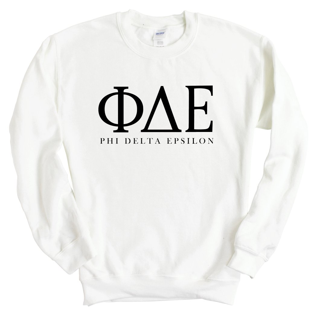 Phi Delta Epsilon Classic Sweatshirt - Fraternity Crewneck Sweatshirt - Kite and Crest