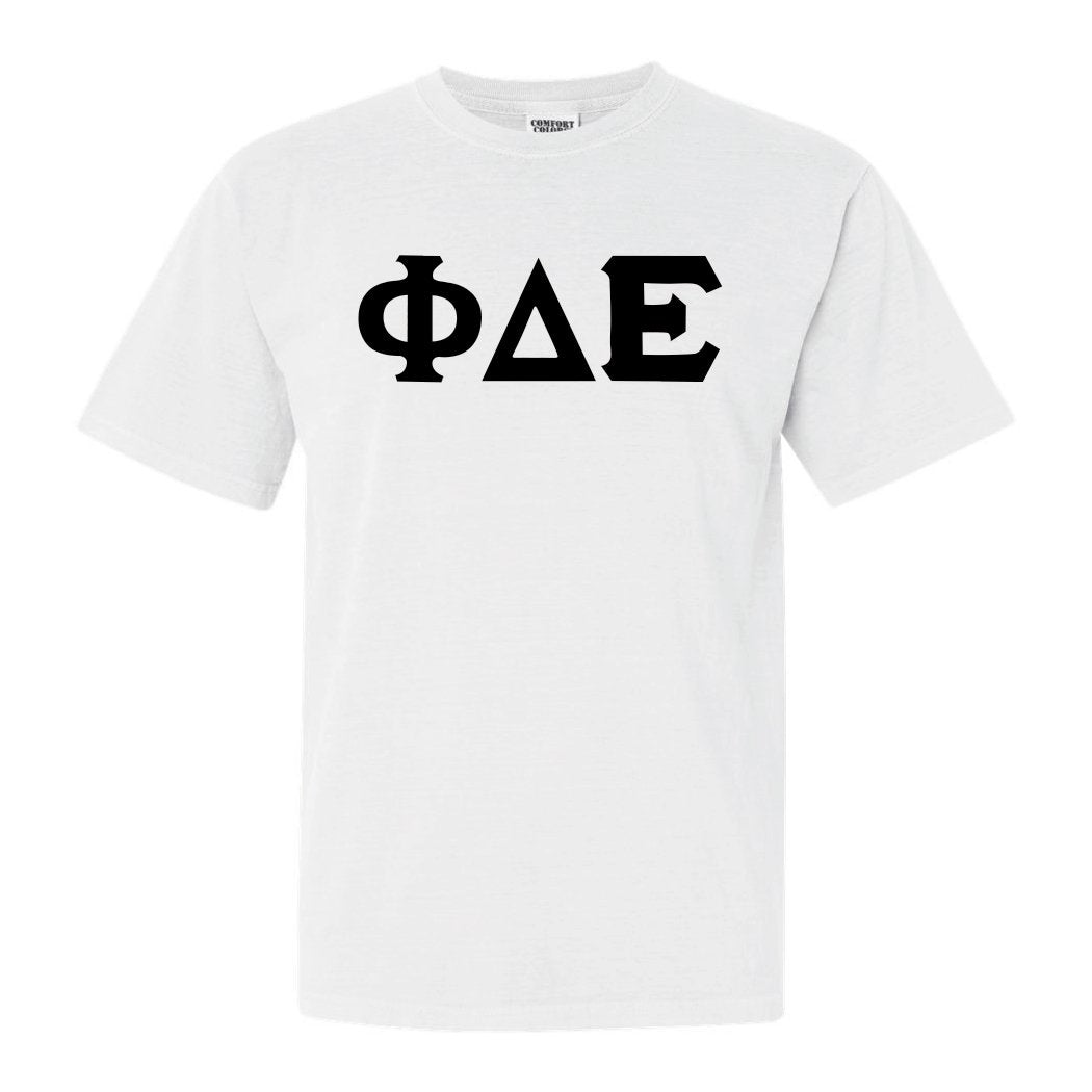 Phi Delta Epsilon Keeping it Simple Comfort Colors T-Shirt - Kite and Crest