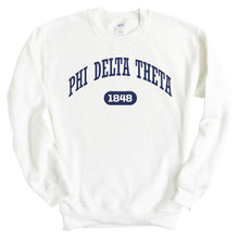 Load image into Gallery viewer, Phi Delta Theta Sweatshirt - Phi Delt Fraternal Arch Crewneck Sweatshirt - Kite and Crest
