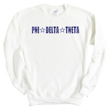 Load image into Gallery viewer, Phi Delta Theta Sweatshirt - Phi Delt Fraternal Star Crewneck Sweatshirt - Kite and Crest
