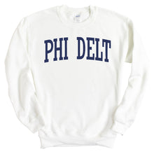 Load image into Gallery viewer, Phi Delta Theta Sweatshirt - Phi Delt Intrinsic Lettered Crewneck Sweatshirt - Kite and Crest
