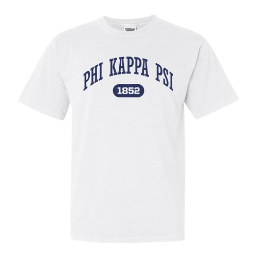 Phi Kappa Psi Comfort Colors T-Shirt - Phi Psi Fraternal Arch Shirt - Kite and Crest