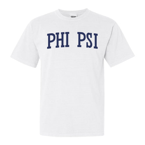 Phi Kappa Psi Comfort Colors T-Shirt - Phi Psi Intrinsic Lettered Shirt - Kite and Crest