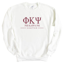 Load image into Gallery viewer, Phi Kappa Psi Sweatshirt - Phi Psi Basic Lined Crewneck Sweatshirt - Kite and Crest
