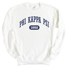 Load image into Gallery viewer, Phi Kappa Psi Sweatshirt - Phi Psi Fraternal Arch Crewneck Sweatshirt - Kite and Crest
