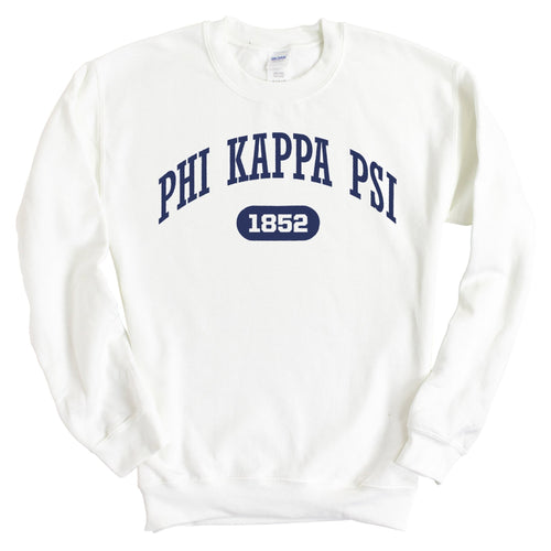 Phi Kappa Psi Sweatshirt - Phi Psi Fraternal Arch Crewneck Sweatshirt - Kite and Crest