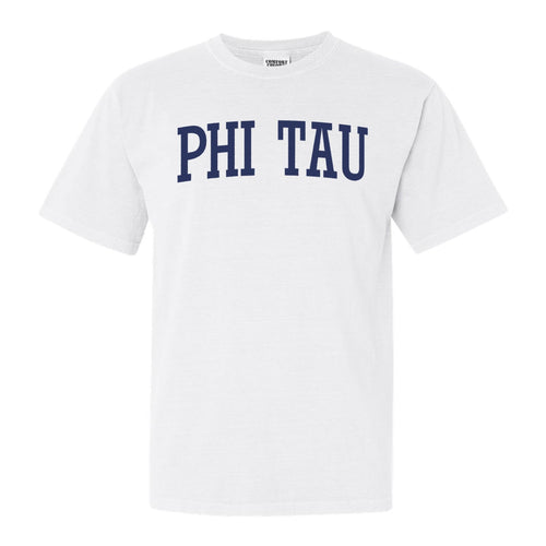 Phi Kappa Tau Comfort Colors T-Shirt - Phi Tau Intrinsic Lettered Shirt - Kite and Crest
