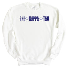 Load image into Gallery viewer, Phi Kappa Tau Sweatshirt - Phi Tau Fraternal Star Crewneck Sweatshirt - Kite and Crest
