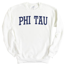 Load image into Gallery viewer, Phi Kappa Tau Sweatshirt - Phi Tau Intrinsic Lettered Crewneck Sweatshirt - Kite and Crest
