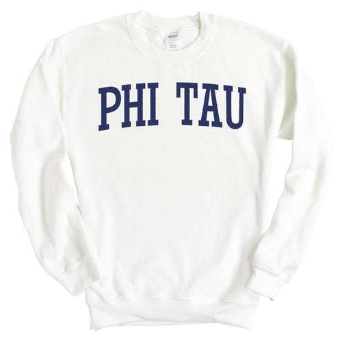 Phi Kappa Tau Sweatshirt - Phi Tau Intrinsic Lettered Crewneck Sweatshirt - Kite and Crest