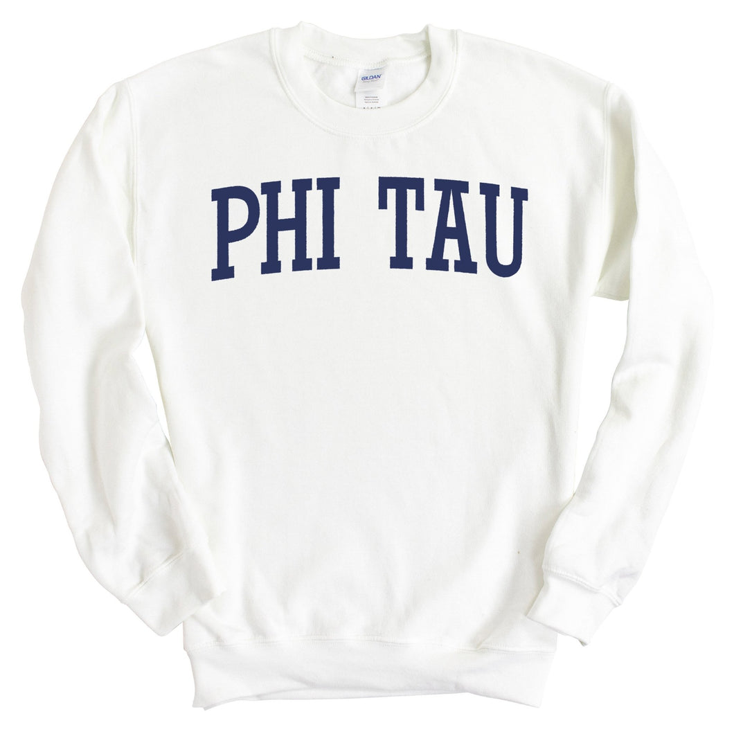 Phi Kappa Tau Sweatshirt - Phi Tau Intrinsic Lettered Crewneck Sweatshirt - Kite and Crest