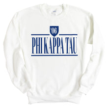 Load image into Gallery viewer, Phi Kappa Tau Sweatshirt - Phi Tau Shield Crewneck Sweatshirt - Kite and Crest
