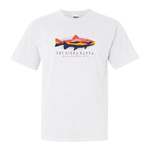 Load image into Gallery viewer, Phi Sigma Kappa Comfort Colors T-Shirt - Phi Sig Fishing Shirt - Kite and Crest
