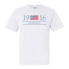 Load image into Gallery viewer, Phi Sigma Pi Candidate Comfort Colors T-Shirt - Kite and Crest
