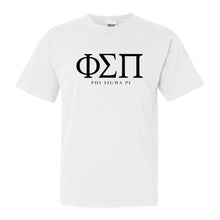 Load image into Gallery viewer, Phi Sigma Pi Classic Comfort Colors T-Shirt - Kite and Crest
