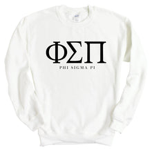 Load image into Gallery viewer, Phi Sigma Pi Classic Sweatshirt - Fraternity Crewneck Sweatshirt - Kite and Crest
