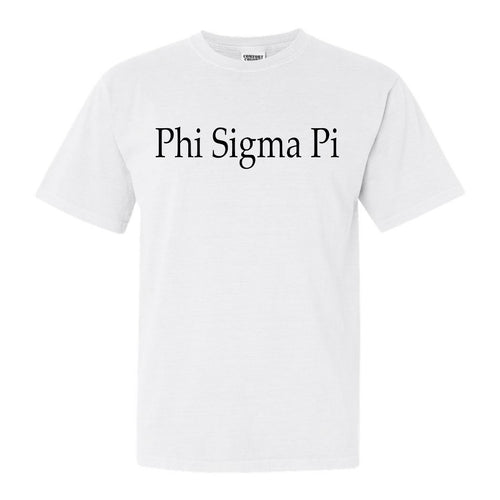 Phi Sigma Pi Clean and Simple Comfort Colors T-Shirt - Kite and Crest