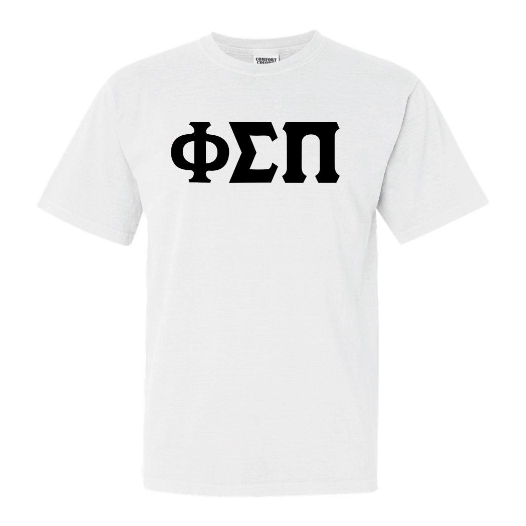 Phi Sigma Pi Keeping it Simple Comfort Colors T-Shirt - Kite and Crest