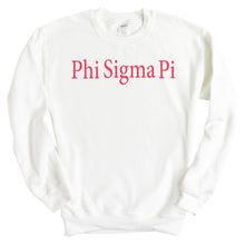 Load image into Gallery viewer, Phi Sigma Pi Simply Me Sweatshirt - Fraternity Crewneck Sweatshirt - Kite and Crest
