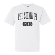 Load image into Gallery viewer, Phi Sigma Pi Weekender Comfort Colors T-Shirt - Kite and Crest
