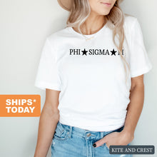 Load image into Gallery viewer, Phi Sigma Pi You&#39;re A Star Comfort Colors T-Shirt - Kite and Crest
