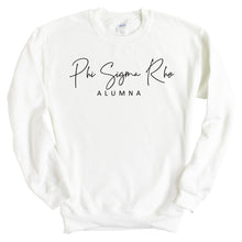 Load image into Gallery viewer, Phi Sigma Rho Sorority Alumna Crewneck Sweatshirt - Kite and Crest
