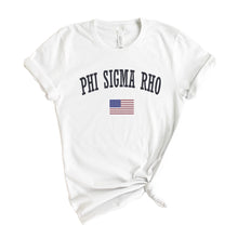 Load image into Gallery viewer, Phi Sigma Rho USA T-shirt - Kite and Crest
