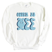 Load image into Gallery viewer, Phi Sigma Sigma Sweatshirt - Phi Sig Gotta Be Crewneck Sweatshirt - Kite and Crest
