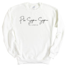 Load image into Gallery viewer, Phi Sigma Sigma Sweatshirt - Phi Sig Sorority Alumna Crewneck Sweatshirt - Kite and Crest
