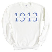 Load image into Gallery viewer, Phi Sigma Sigma Sweatshirt - Phi Sig Year Crewneck Sweatshirt - Kite and Crest
