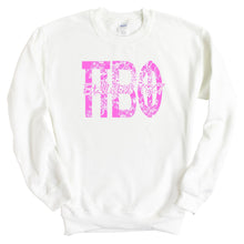 Load image into Gallery viewer, Pi Beta Phi (Pi Phi) Pink Floral Sorority Crewneck Sweatshirt - Kite and Crest
