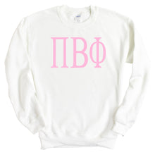 Load image into Gallery viewer, Pi Beta Phi (Pi Phi) Very Pink Sorority Crewneck Sweatshirt - Kite and Crest
