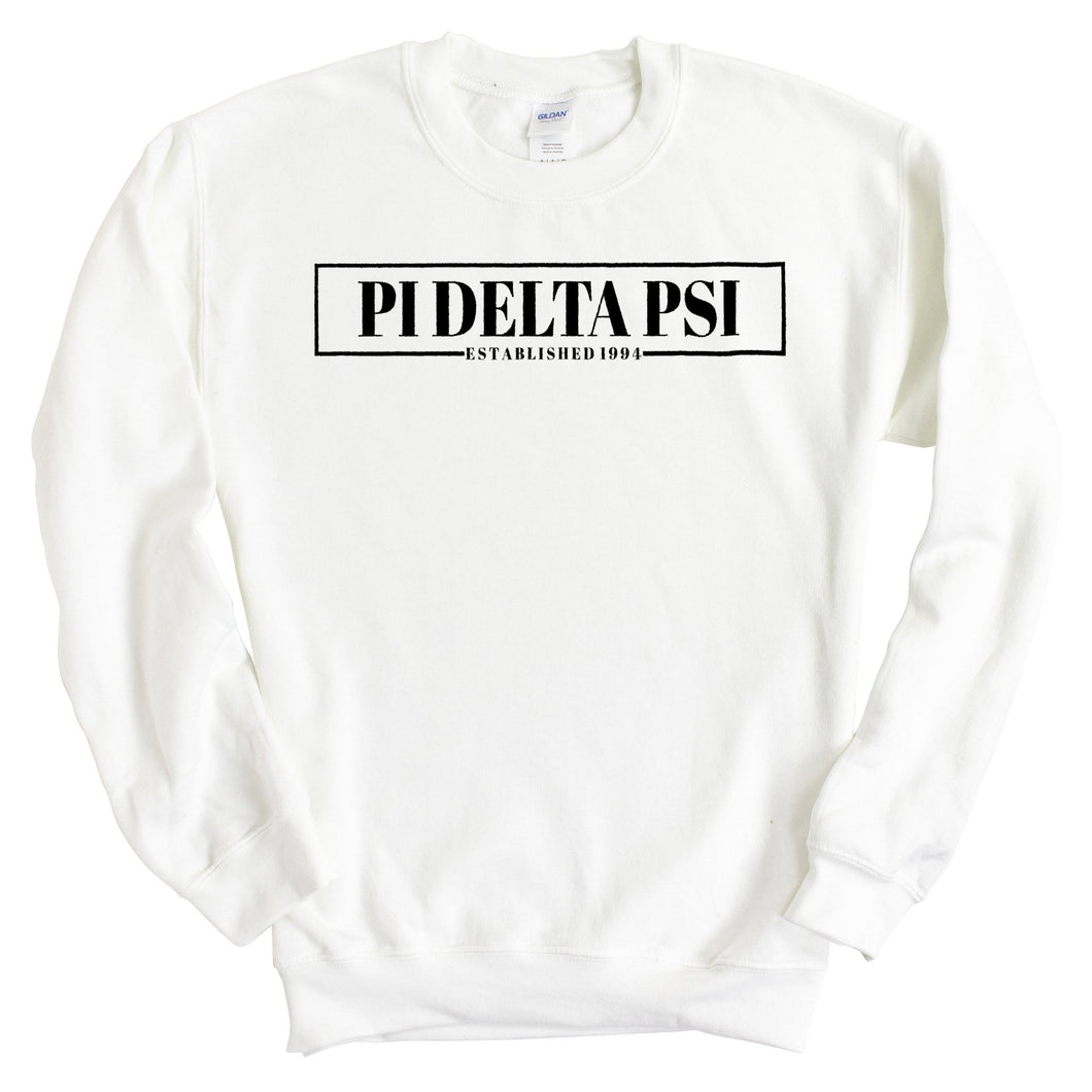 Pi Delta Psi Fraternal Block Sweatshirt - Fraternity Crewneck Sweatshirt - Kite and Crest