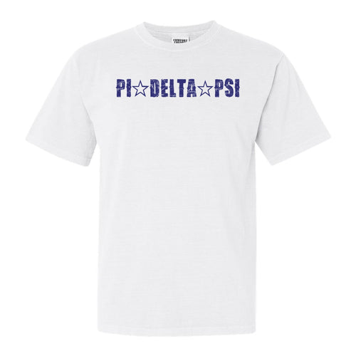 Pi Delta Psi Fraternal Star Comfort Colors T-Shirt - Fraternity Tee - Kite and Crest