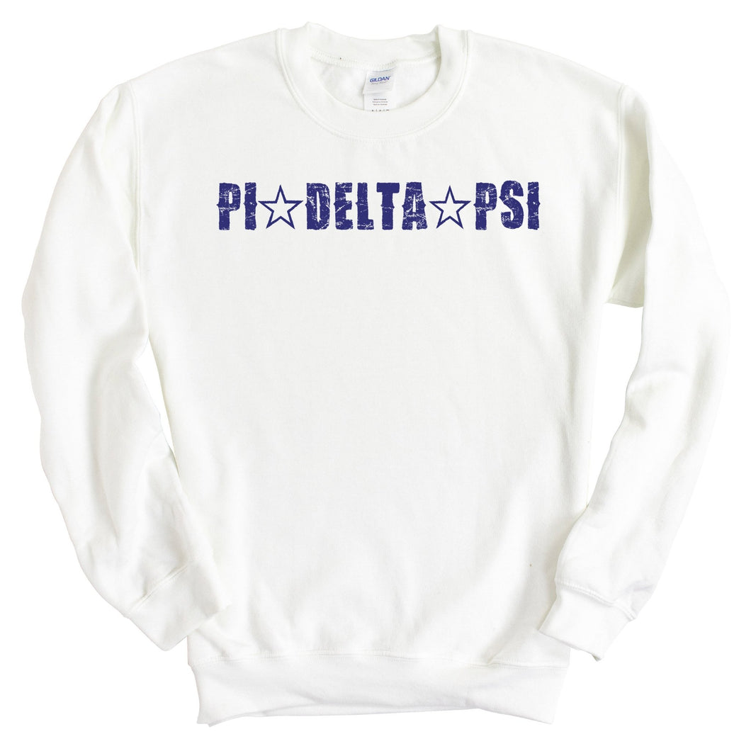 Pi Delta Psi Fraternal Star Sweatshirt - Fraternity Crewneck Sweatshirt - Kite and Crest