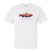 Load image into Gallery viewer, Pi Kappa Alpha Comfort Colors T-Shirt - PIKE Fishing Shirt - Kite and Crest
