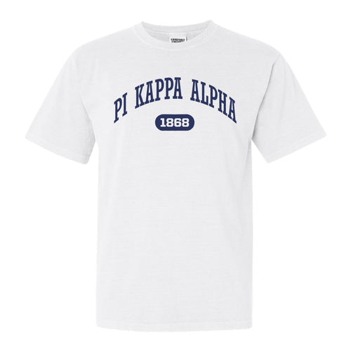 Pi Kappa Alpha Comfort Colors T-Shirt - PIKE Fraternal Arch Shirt - Kite and Crest