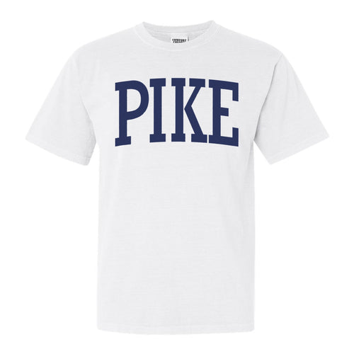 Pi Kappa Alpha Comfort Colors T-Shirt - PIKE Intrinsic Lettered Shirt - Kite and Crest