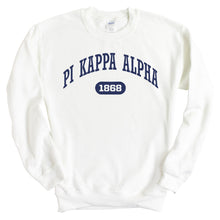 Load image into Gallery viewer, Pi Kappa Alpha Sweatshirt - PIKE Fraternal Arch Crewneck Sweatshirt - Kite and Crest
